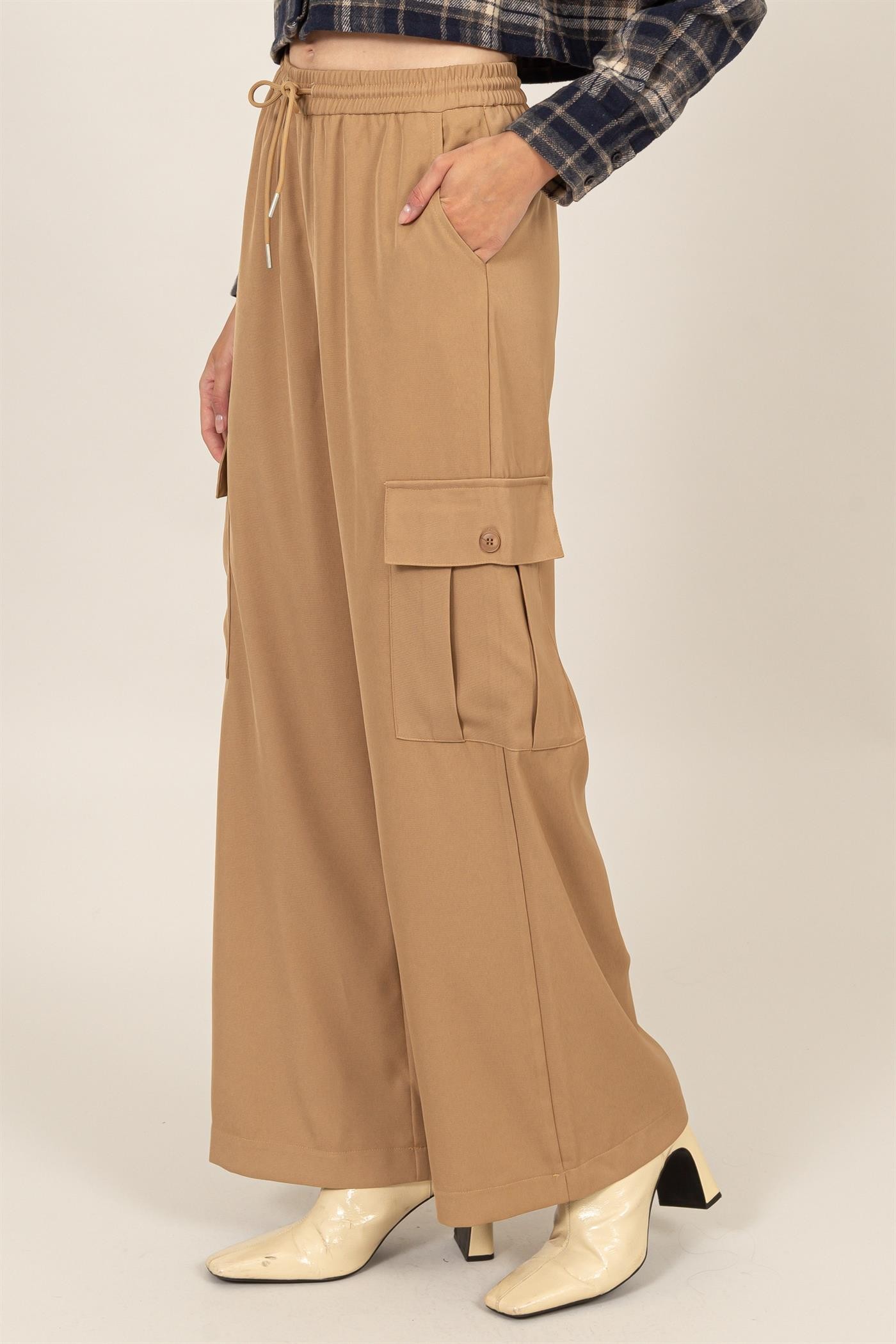 LADIES CARGO WDLG PANTS