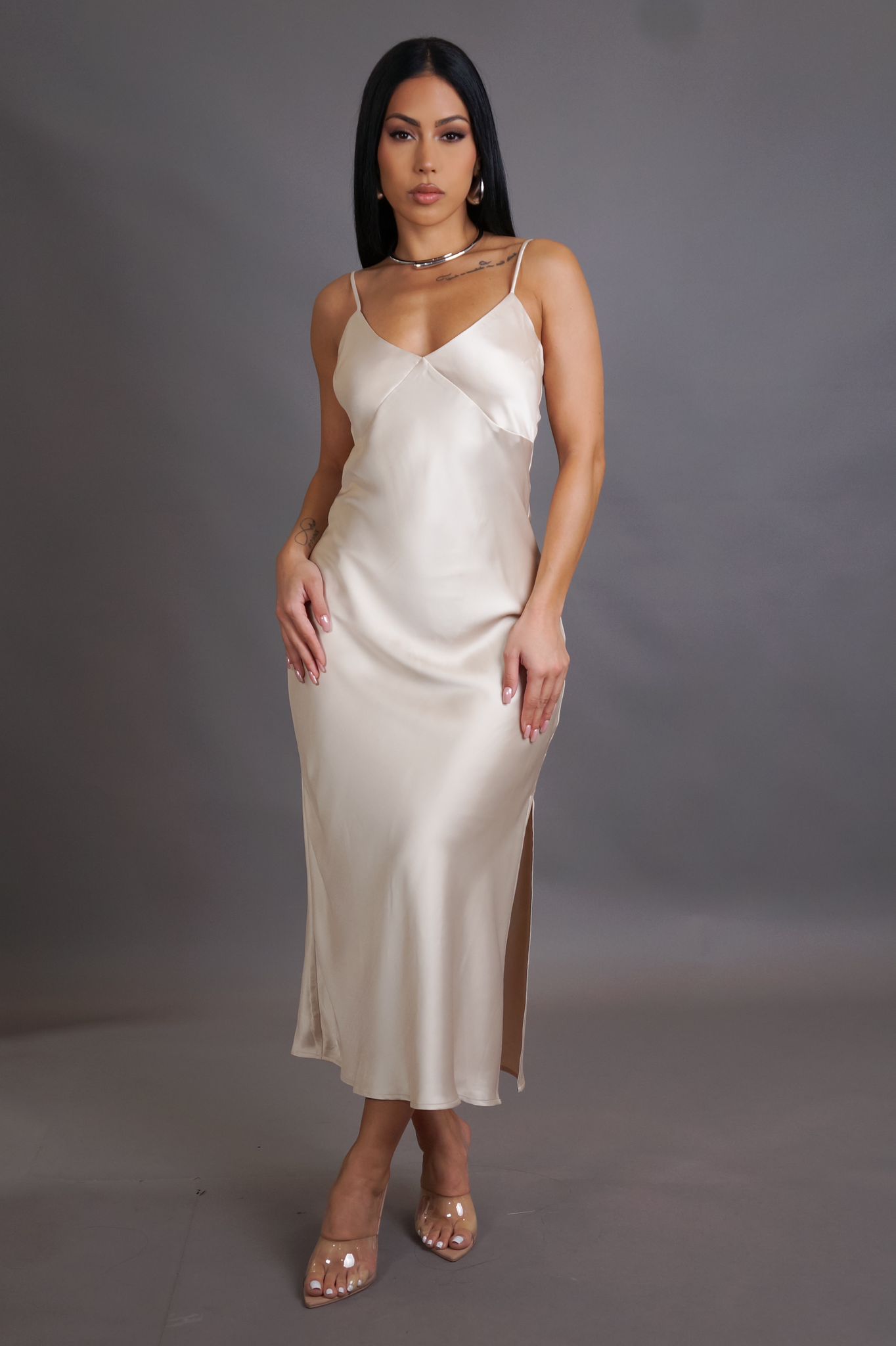 LADIES SLIP DRESS