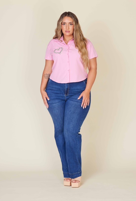 PLUS CROP SHIRTS