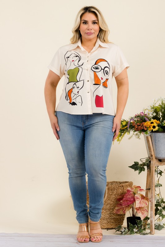 PLUS GRAPHIC SHIRTS