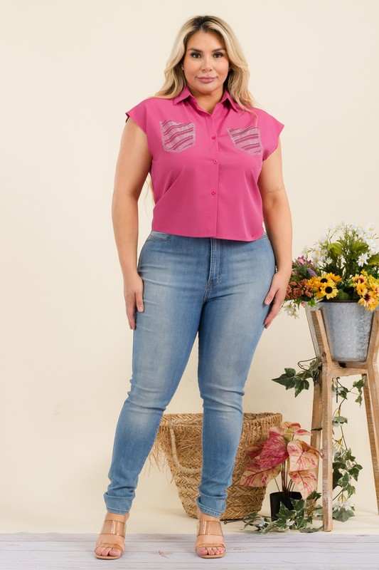 PLUS RHINSTN CROP