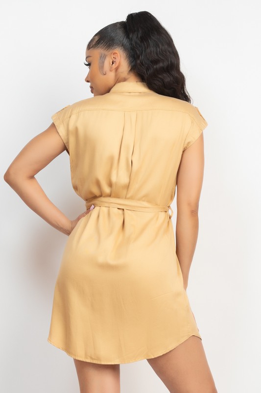 MINI SHIRT DRESS