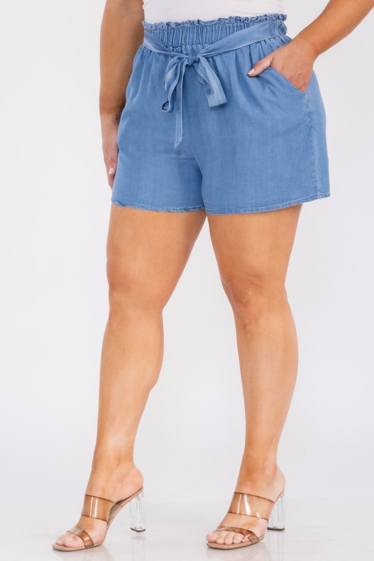 PLUS MID SHORTS