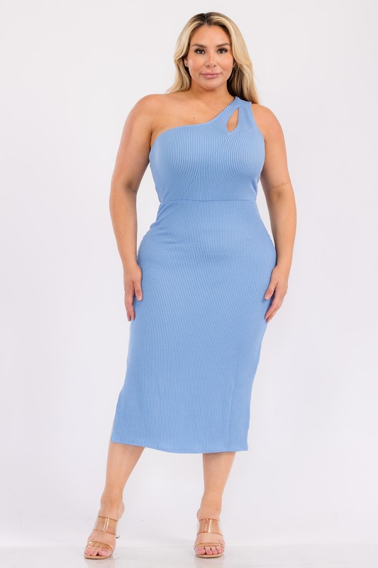 PLUS 1 SHLDR DRESS