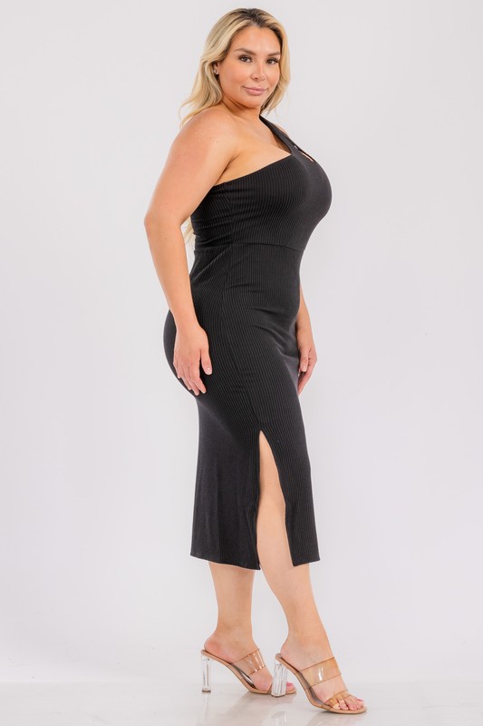 PLUS 1 SHLDR DRESS