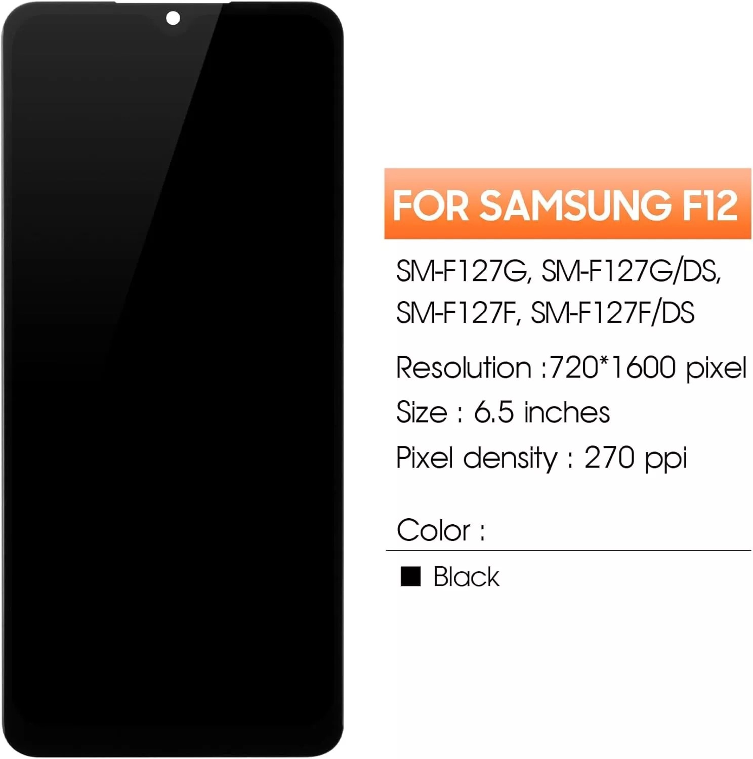 SAMSUNG GALAXY F12 LCD