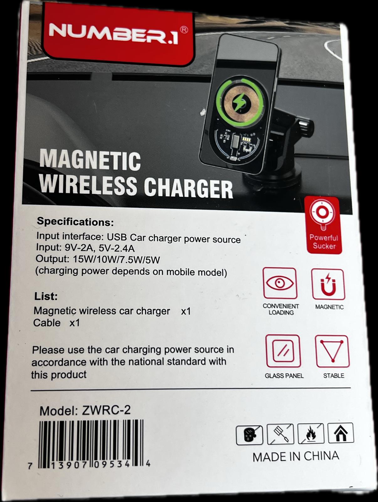 NUMBER 1 15W WIRELESS CHARGER