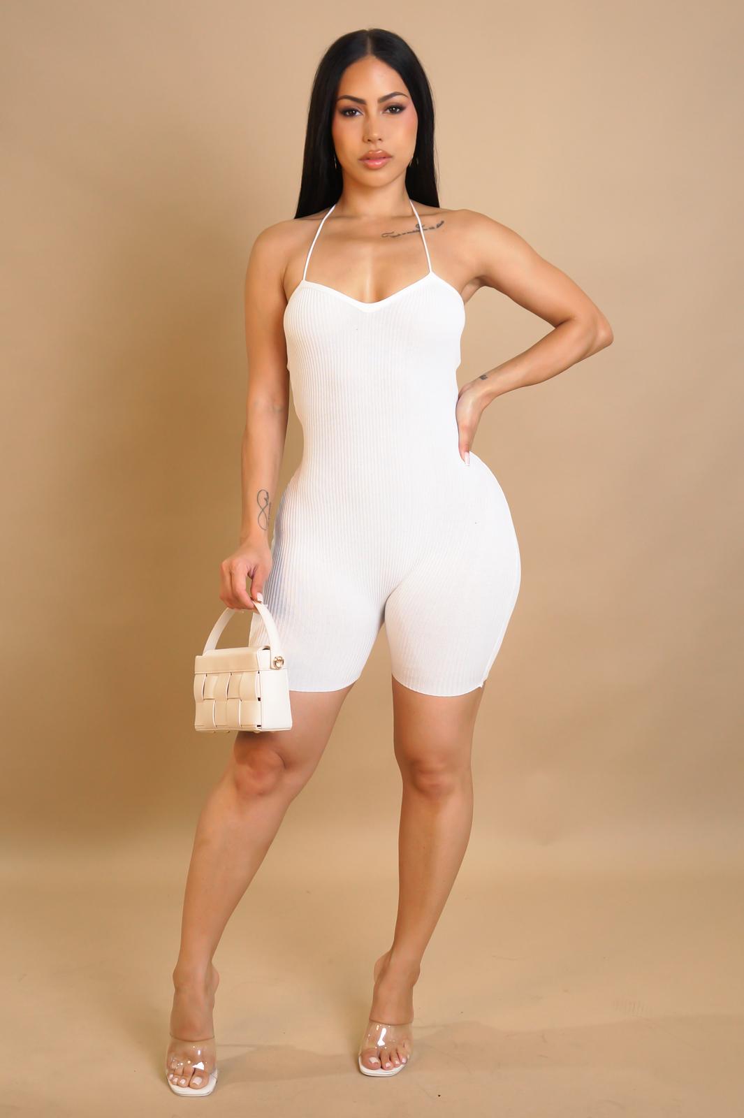 KNIT BERMUDA ONESIE
