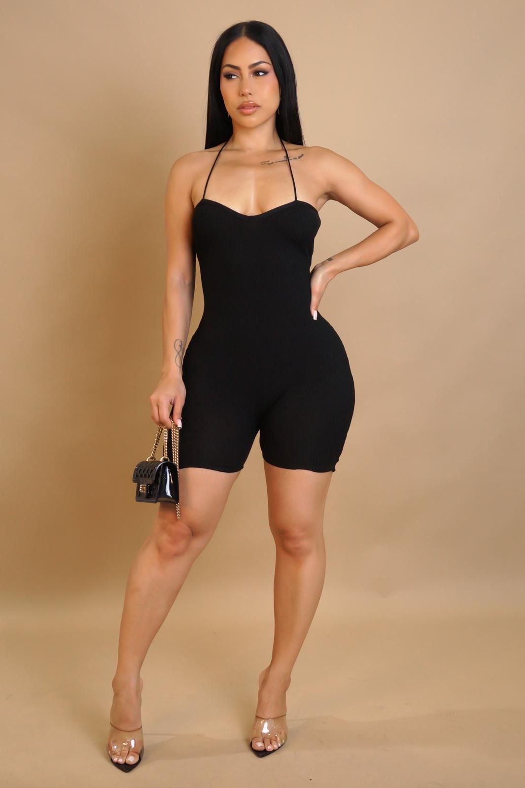 KNIT BERMUDA ONESIE