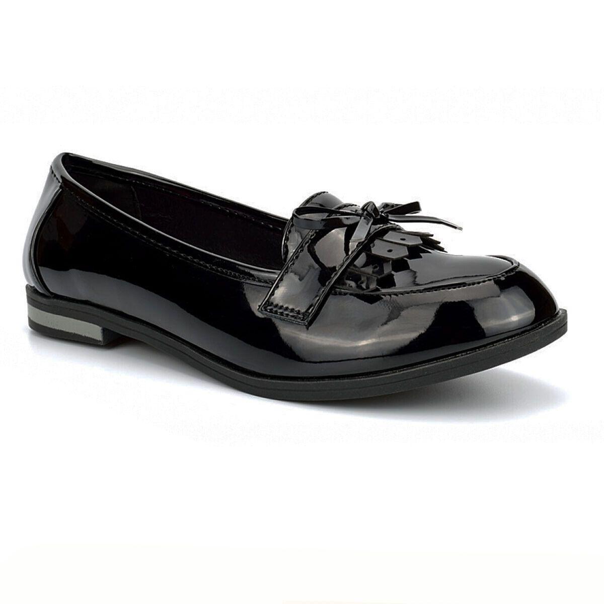 LADIES PATENT FLAT SHOES