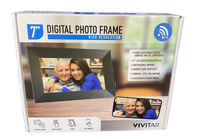 VIVITAR 7INCH TS DIGITAL PHOTO FRAME