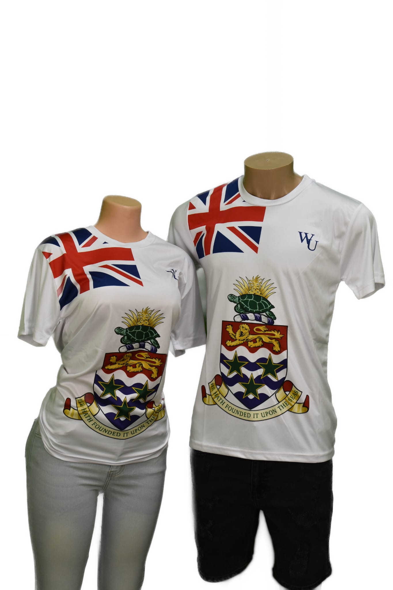 WISE UP CAYMAN FLAG  QOA TSHIRTS