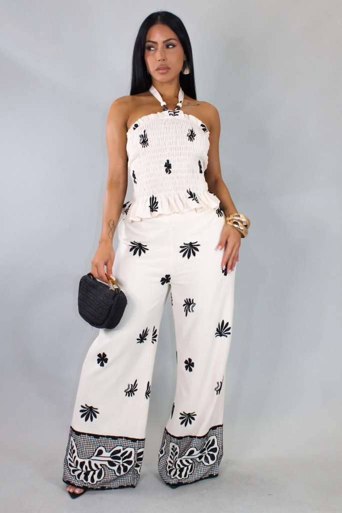 PEACH PANT SET