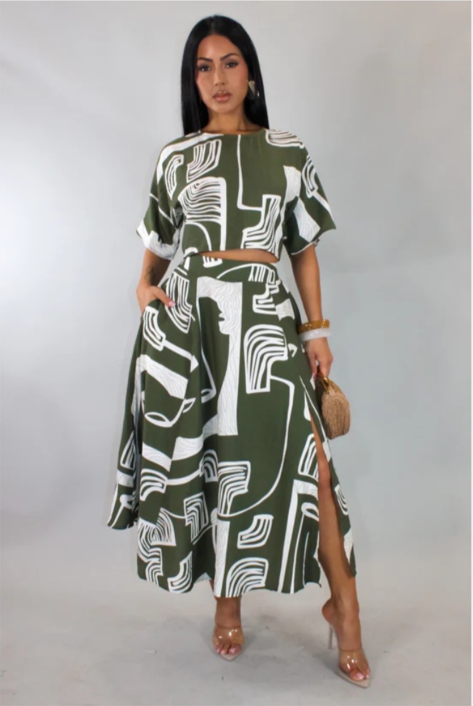 LADIES SKIRT SET